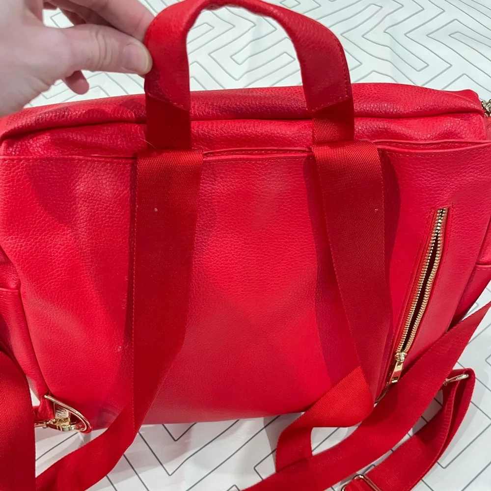 Fawn Design Red Original Diaper Bag